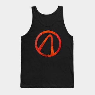 Vault Symbol Stitched Red - Borderlands Tank Top